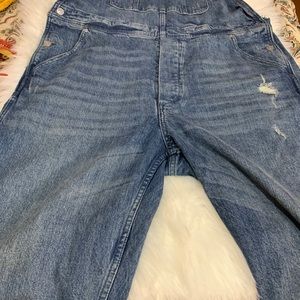 Men Denim Overall Size L